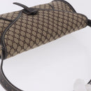 CELINE Macadam Shoulder Bag Beige Auth 196808V-6