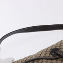 CELINE Macadam Shoulder Bag Beige Auth 196808V-8