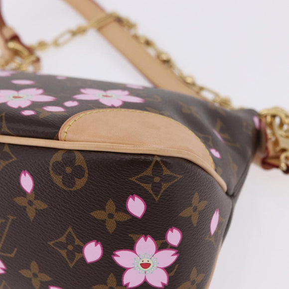 LOUIS VUITTON Monogram Cherry Blossom Boulogne PM Bag M13265 LV Auth 196809SM
