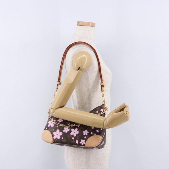 LOUIS VUITTON Monogram Cherry Blossom Boulogne PM Bag M13265 LV Auth 196809SM