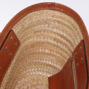 BALENCIAGA Bistro Pannier Hand Bag Raffia Beige 452654 Auth 196810A-22