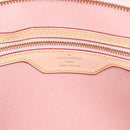 LOUIS VUITTON Monogram Vernis Blair MM Bag Rose Velur M91588 LV Auth 196811V-21