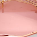 LOUIS VUITTON Monogram Vernis Blair MM Bag Rose Velur M91588 LV Auth 196811V-10