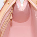 LOUIS VUITTON Monogram Vernis Blair MM Bag Rose Velur M91588 LV Auth 196811V-22
