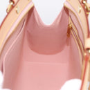 LOUIS VUITTON Monogram Vernis Blair MM Bag Rose Velur M91588 LV Auth 196811V-23