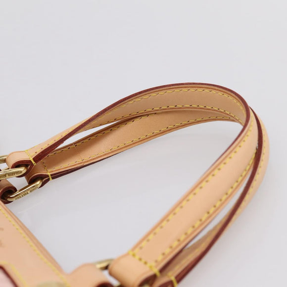 LOUIS VUITTON Monogram Vernis Blair MM Bag Rose Velur M91588 LV Auth 196811V