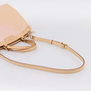 LOUIS VUITTON Monogram Vernis Blair MM Bag Rose Velur M91588 LV Auth 196811V-8
