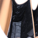 Salvatore Ferragamo Gancini Hand Bag Leather 2way Brown Gold Auth 196812-21