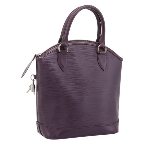 LOUIS VUITTON Epi Lockit PM Hand Bag Purple Cassis M4229K LV Auth 196814V