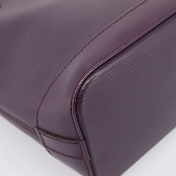 LOUIS VUITTON Epi Lockit PM Hand Bag Purple Cassis M4229K LV Auth 196814V