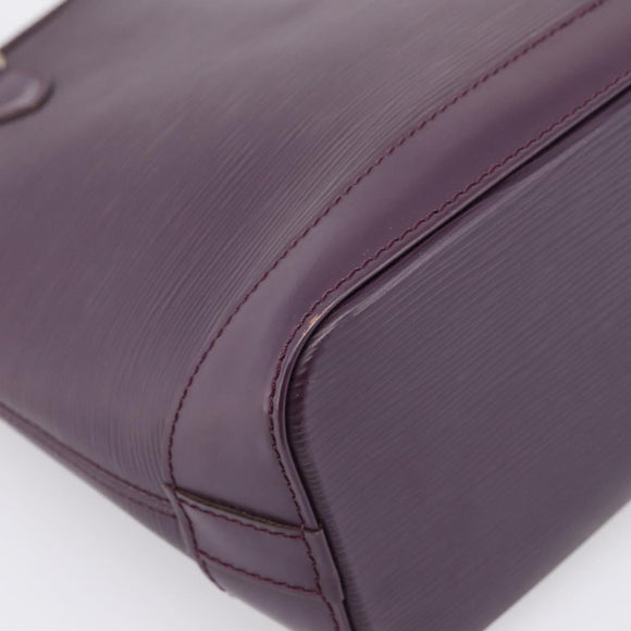 LOUIS VUITTON Epi Lockit PM Hand Bag Purple Cassis M4229K LV Auth 196814V