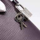 LOUIS VUITTON Epi Lockit PM Hand Bag Purple Cassis M4229K LV Auth 196814V-9