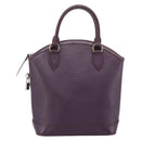 LOUIS VUITTON Epi Lockit PM Hand Bag Purple Cassis M4229K LV Auth 196814V-13