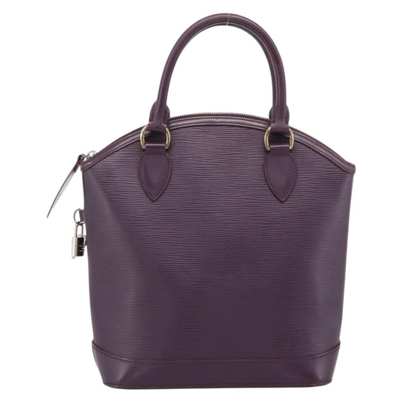 LOUIS VUITTON Epi Lockit PM Hand Bag Purple Cassis M4229K LV Auth 196814V