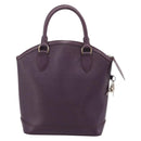 LOUIS VUITTON Epi Lockit PM Hand Bag Purple Cassis M4229K LV Auth 196814V-2