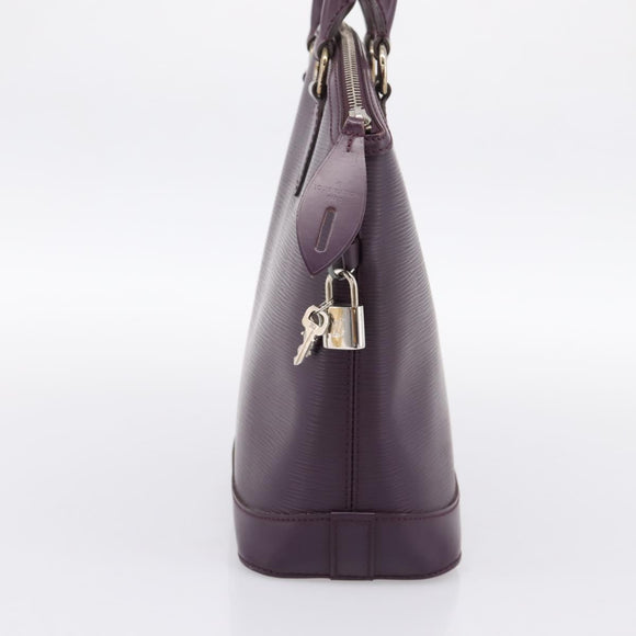 LOUIS VUITTON Epi Lockit PM Hand Bag Purple Cassis M4229K LV Auth 196814V