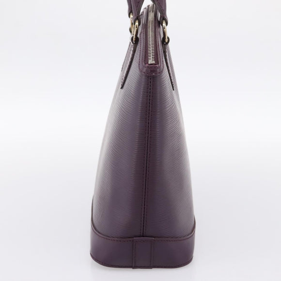 LOUIS VUITTON Epi Lockit PM Hand Bag Purple Cassis M4229K LV Auth 196814V