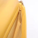 CHANEL COCO Mark Chain Shoulder Bag Patent leather Yellow Gold CC Auth 196819SAM-21