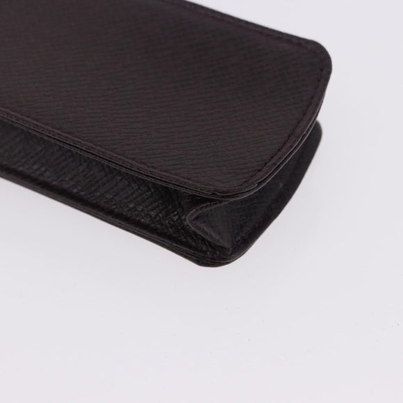 LOUIS VUITTON Taiga Dog Solo Pen Case Acajou LV Auth 196820A