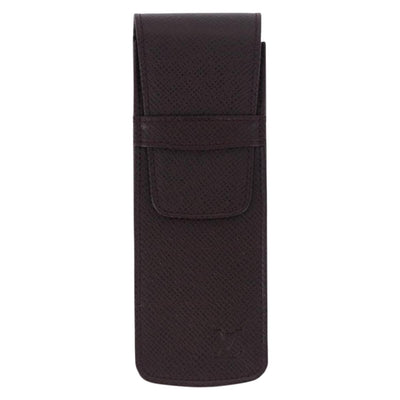 LOUIS VUITTON Taiga Dog Solo Pen Case Acajou LV Auth 196820A - 0