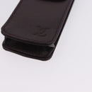 LOUIS VUITTON Taiga Dog Solo Pen Case Acajou LV Auth 196820A-9