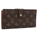 LOUIS VUITTON Monogram Continental Clutch Wallet T61217 LV Auth 196823A-1
