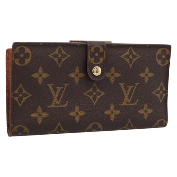 LOUIS VUITTON Monogram Continental Clutch Wallet T61217 LV Auth 196823A