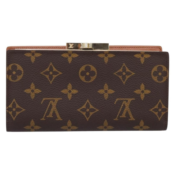 LOUIS VUITTON Monogram Continental Clutch Wallet T61217 LV Auth 196823A