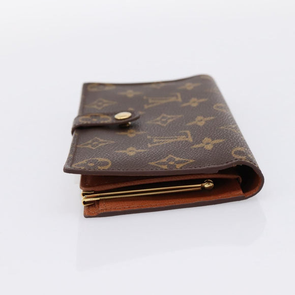 LOUIS VUITTON Monogram Continental Clutch Wallet T61217 LV Auth 196823A