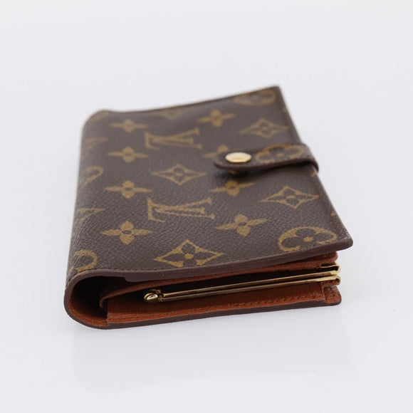 LOUIS VUITTON Monogram Continental Clutch Wallet T61217 LV Auth 196823A