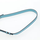 LOEWE Hammock Flower Hand Bag Leather Light Blue Auth 196827SAM-15