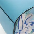 LOEWE Hammock Flower Hand Bag Leather Light Blue Auth 196827SAM-17