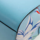 LOEWE Hammock Flower Hand Bag Leather Light Blue Auth 196827SAM-19