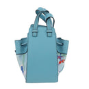 LOEWE Hammock Flower Hand Bag Leather Light Blue Auth 196827SAM-2