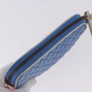 GUCCI Pouch Leather Gold Silver 542202 Auth 196828V-6