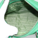 PRADA Hand Bag Nylon 2way Green Silver Auth 196830SAM-10