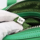 PRADA Hand Bag Nylon 2way Green Silver Auth 196830SAM-11