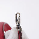 Salvatore Ferragamo Gancini Hand Bag Leather 2way Pink Silver Auth 196831V-24
