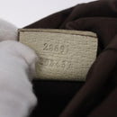 GUCCI GG Canvas Web Sherry Line Drink Holder Beige White Red 28691 Auth 196834A-19