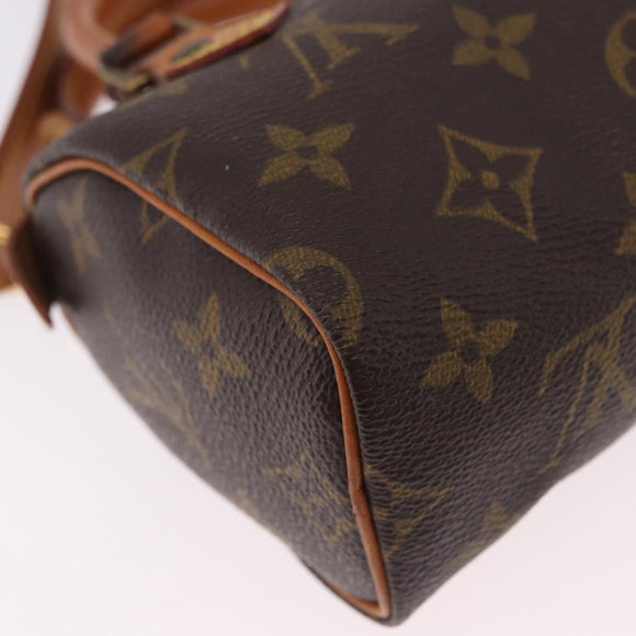LOUIS VUITTON Monogram Mini Speedy Hand Bag M41534 LV Auth 196836V