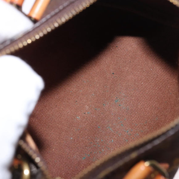 LOUIS VUITTON Monogram Mini Speedy Hand Bag M41534 LV Auth 196836V
