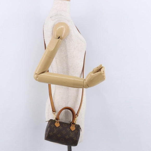 LOUIS VUITTON Monogram Mini Speedy Hand Bag M41534 LV Auth 196836V