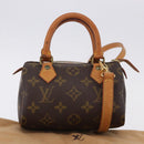 LOUIS VUITTON Monogram Mini Speedy Hand Bag M41534 LV Auth 196836V-12