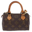 LOUIS VUITTON Monogram Mini Speedy Hand Bag M41534 LV Auth 196836V-2