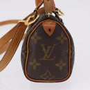 LOUIS VUITTON Monogram Mini Speedy Hand Bag M41534 LV Auth 196836V-3
