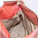 Miu Miu Hand Bag Leather 2way Pink Gold Auth 196837V-20