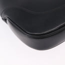 GUCCI Jackie Shoulder Bag Leather Black Silver 001 3306 2684 Auth 196840V-12