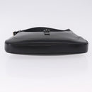 GUCCI Jackie Shoulder Bag Leather Black Silver 001 3306 2684 Auth 196840V-9