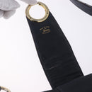 GUCCI GG Supreme Shoulder Bag PVC Navy Gold Auth 196843-11