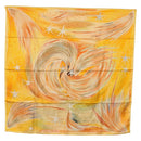 HERMES Carre 90 Scarf ""FEUX DU CIEL"" Silk Yellow Auth 196844M-1
